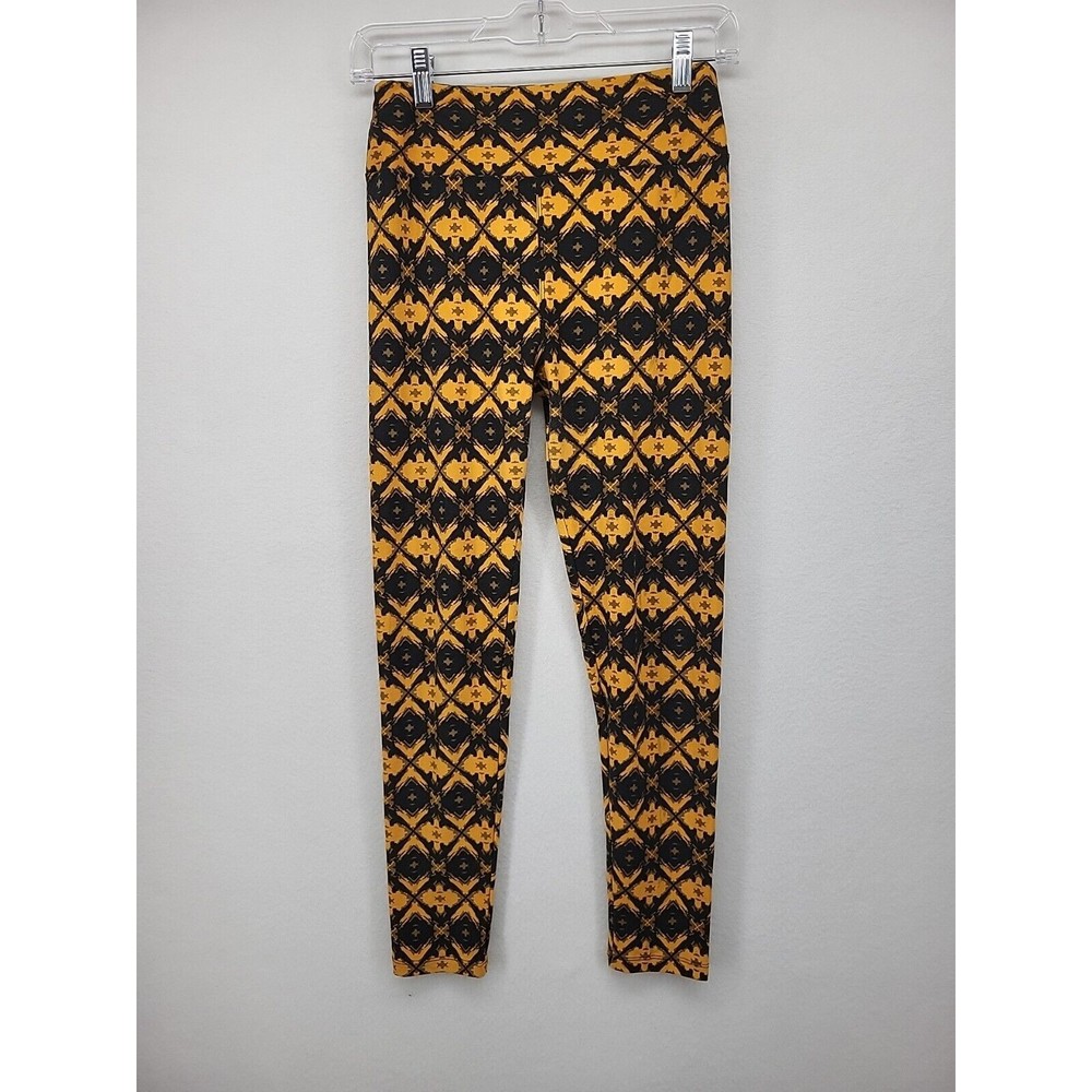LulaRoe Womens Leggings Multicolored One Size Stretch Skinny Ankle Soft